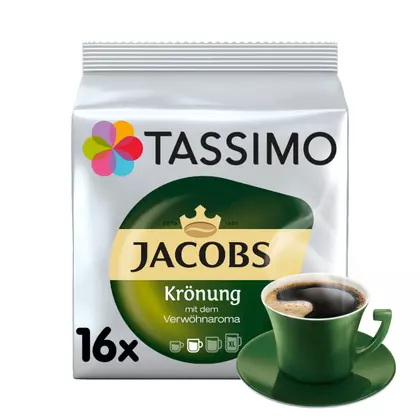 Cafea capsule Tassimo Jacobs Krönung, 16 bucati