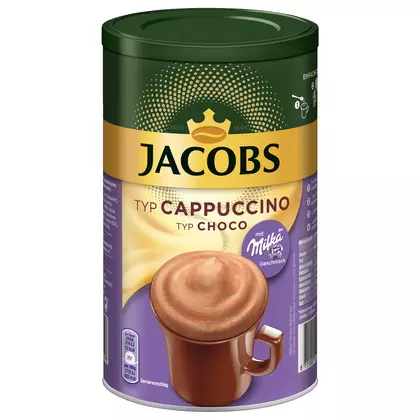 Cafea Jacobs Cappuccino Choco (ciocolata) Momente Milka, 500g