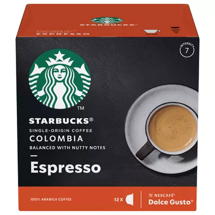 Cafea capsule Starbucks Espresso Columbia, 12 bucati