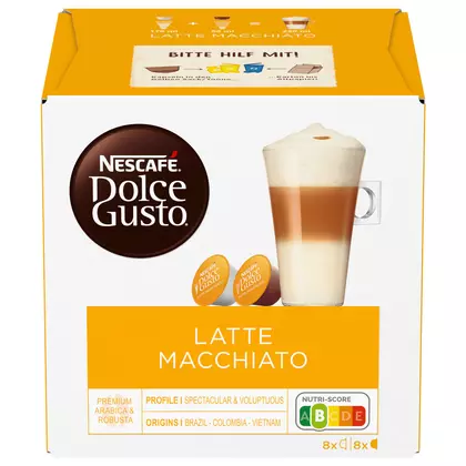 Cafea capsule Nescafé Macchiato Dolce Gusto Latte, 16 bucati