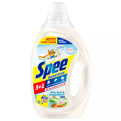 Detergent rufe Spee Gel Sensitive, 22 spalari