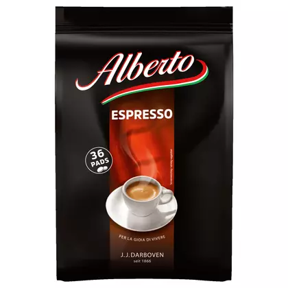 Cafea paduri J.J. Darboven Alberto Espresso, 36 bucati