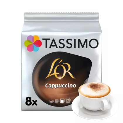 Cafea capsule Tassimo L'OR Cappuccino, 8 bucati