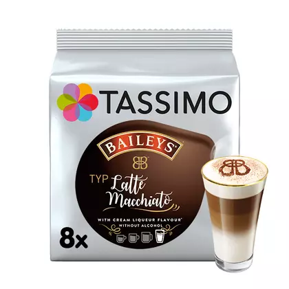 Cafea capsule Tassimo Baileys Latte Macchiato, 8 bucati