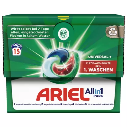 Detergent capsule Ariel All in 1 All-in-1, 15 spalari