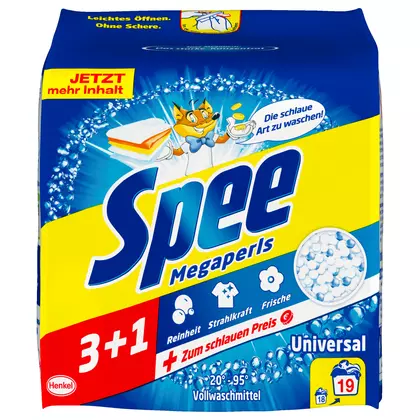 Detergent rufe Spee Megaperls, 19 spalari