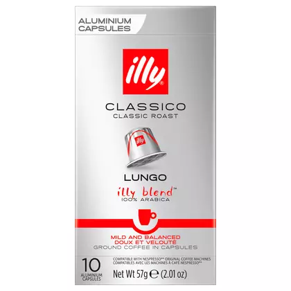 Cafea capsule Illy Lungo Classico, 10 bucati