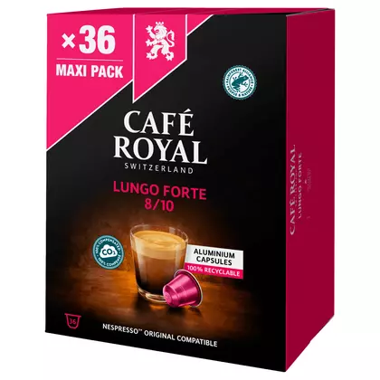 Cafea capsule Café Royal Lungo, 36 bucati
