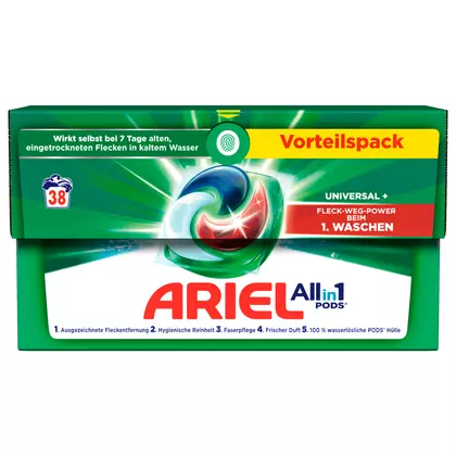 Detergent capsule Ariel All in 1 All-in-1, 38 spalari