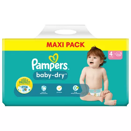 Scutece si chilotei bebelusi Pampers Maxi Pack Gr. 4, 106 bucati