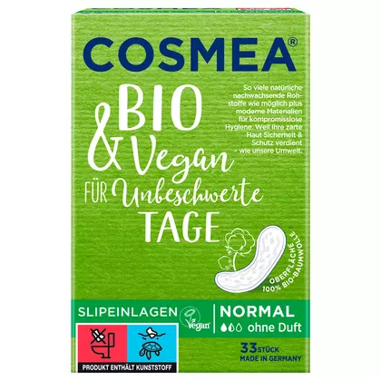 Absorbante Cosmea Bio Normal Vegan Comfort, 33 bucati