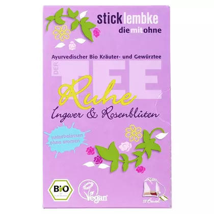 Ceai Stick & Lembke Ghimbir Bio, 18 pliculete