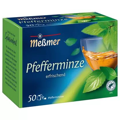 Ceai Meßmer Pfefferminz, 50 pliculete