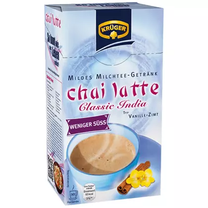 Ceai Krüger India Classic Latte Chai, 10 pliculete