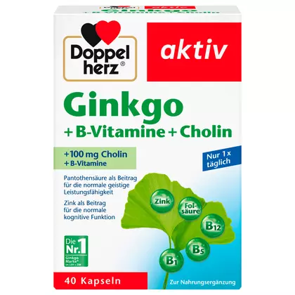 Supliment Vitamine Doppelherz Ginkgo, 40 bucati