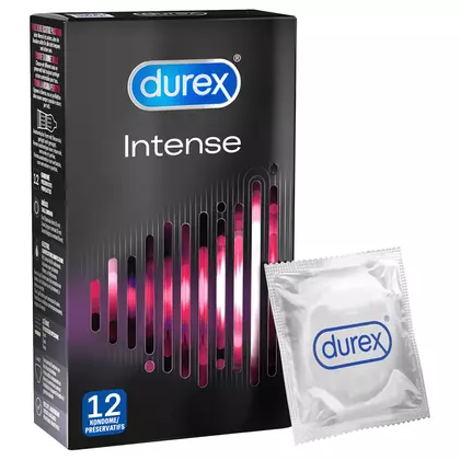 Prezervative Durex Intense, 12 bucati