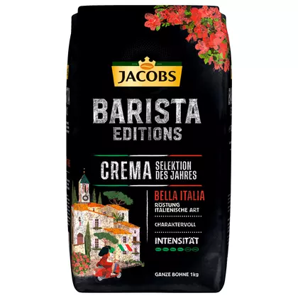 Cafea Jacobs Barista Crema Editions Bella Italia, 1 kg