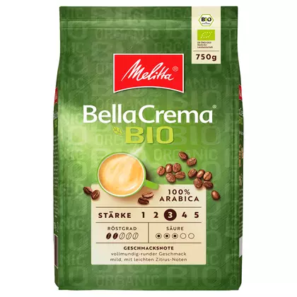 Cafea Melitta BellaCrema Bio, 750g